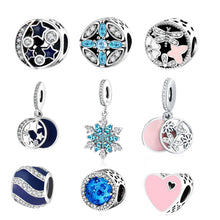 100% 925 Sterling Silver  Original Pandora Charm Bracelets  Jewelry Women